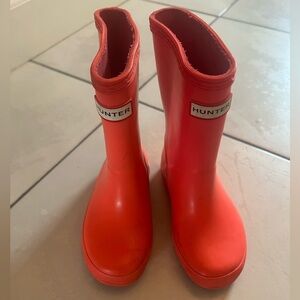 Hunter Kids First Classic Rain Boots - Pink, Size 9C